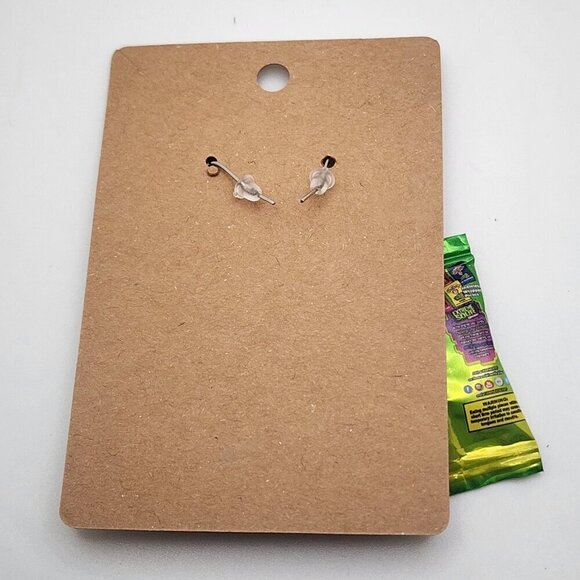 Mini-Brands "Warheads Extra Sour" Stainless Steel Fishhook Earrings - Picture 3 of 3